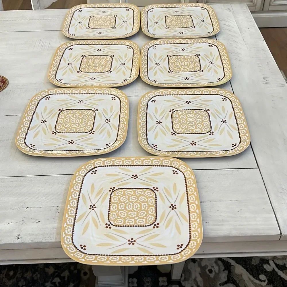 Temptations Melamine Dinner Plates